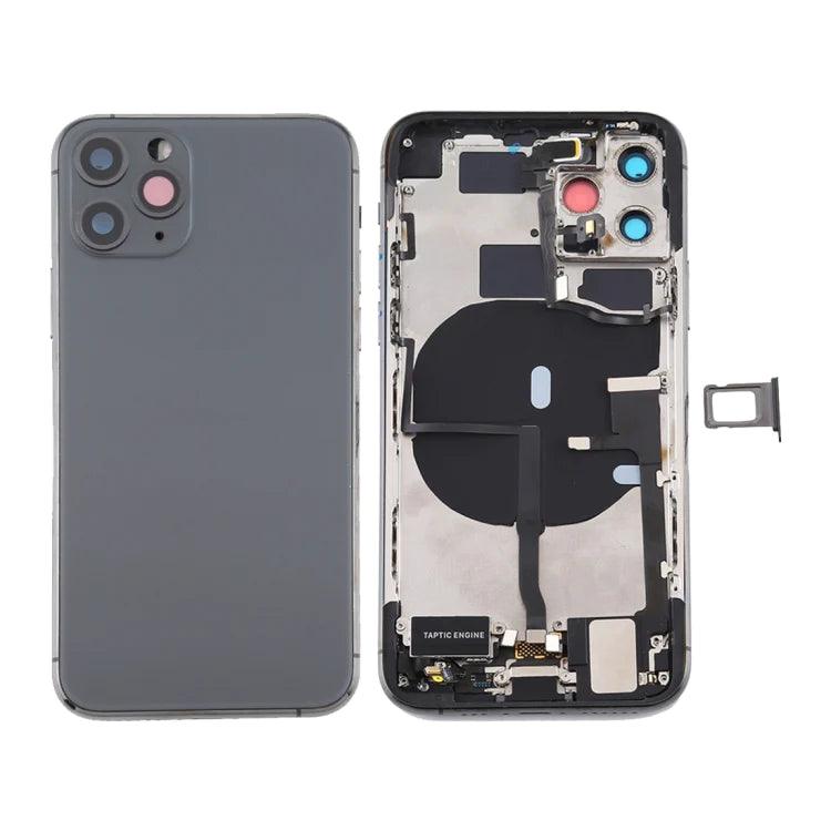 Back Housing with Side Keys & Power Button + Volume & Power Flex Cable for iPhone 11 Pro Max (GRAY) - Best Cell Phone Parts Distributor in Canada, Parts Source Back Housing with Side Keys & Power Button + Volume & Power Flex Cable for iPhone 11 Pro Max (GRAY) - Best Cell Phone Parts Distributor in Canada, Parts Source